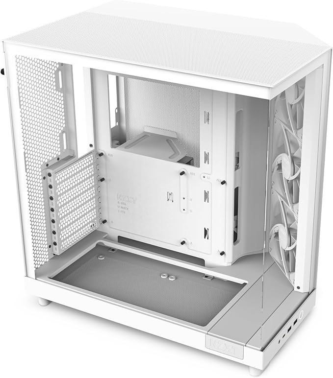 NZXT H6 Flow Compact Dual-Tower Case White NZXT H6 Flow Compact Dual-Tower Case White
